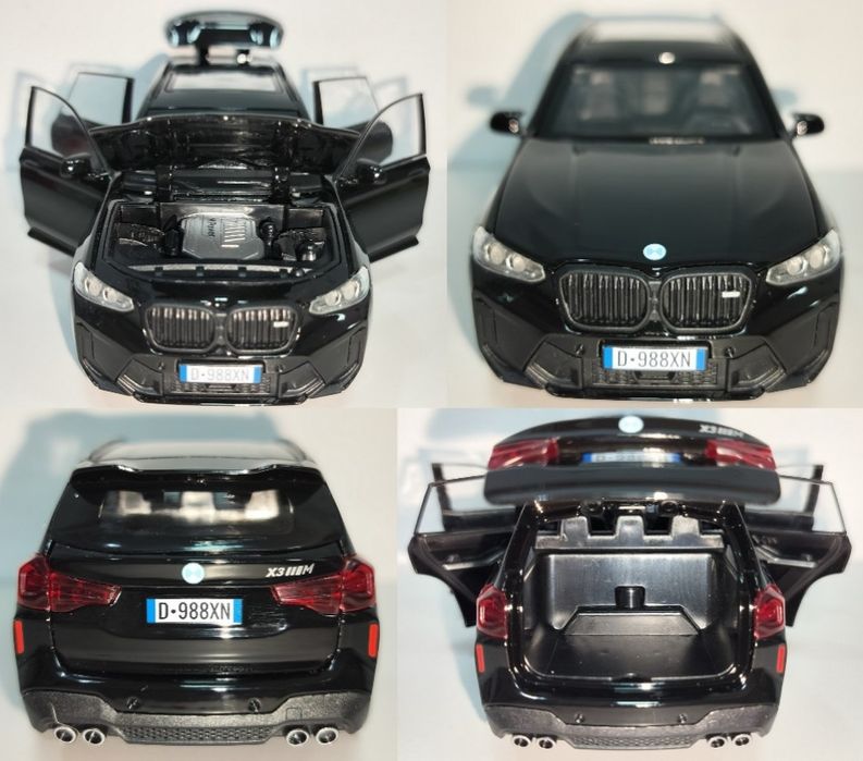 BMW X3M модель 1:30 Double Horses Металлическая звук свет