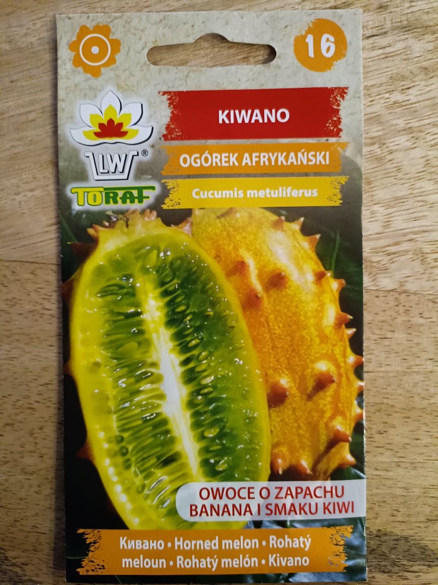 Kiwano nasiona ogórek afrykański