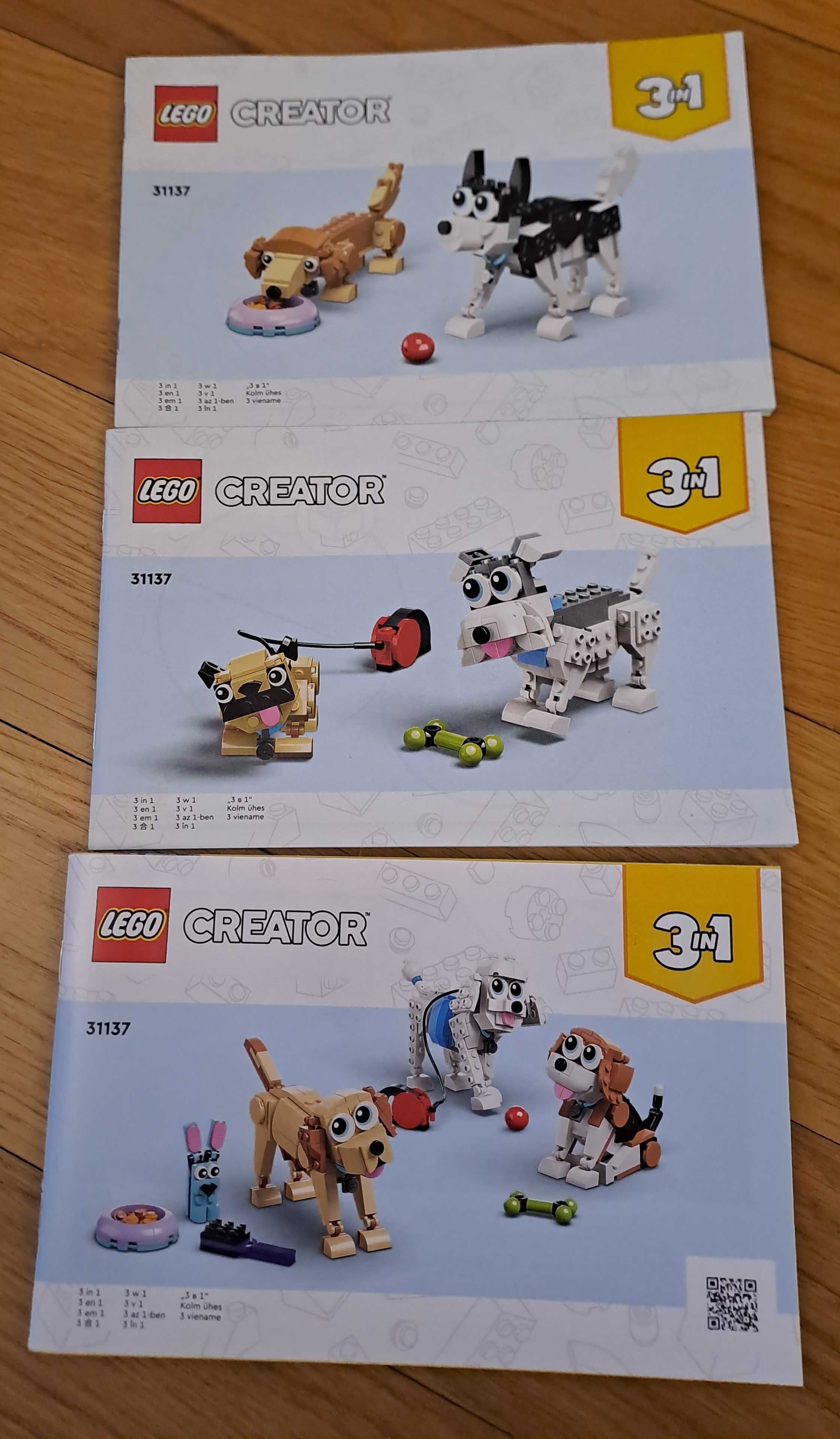 Instrukcja LEGO Creator 3 w 1 31137 Urocze psiaki