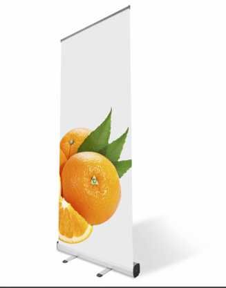 Мобільний стенд ролл-ап standart 80x200 см с банером ,принтом