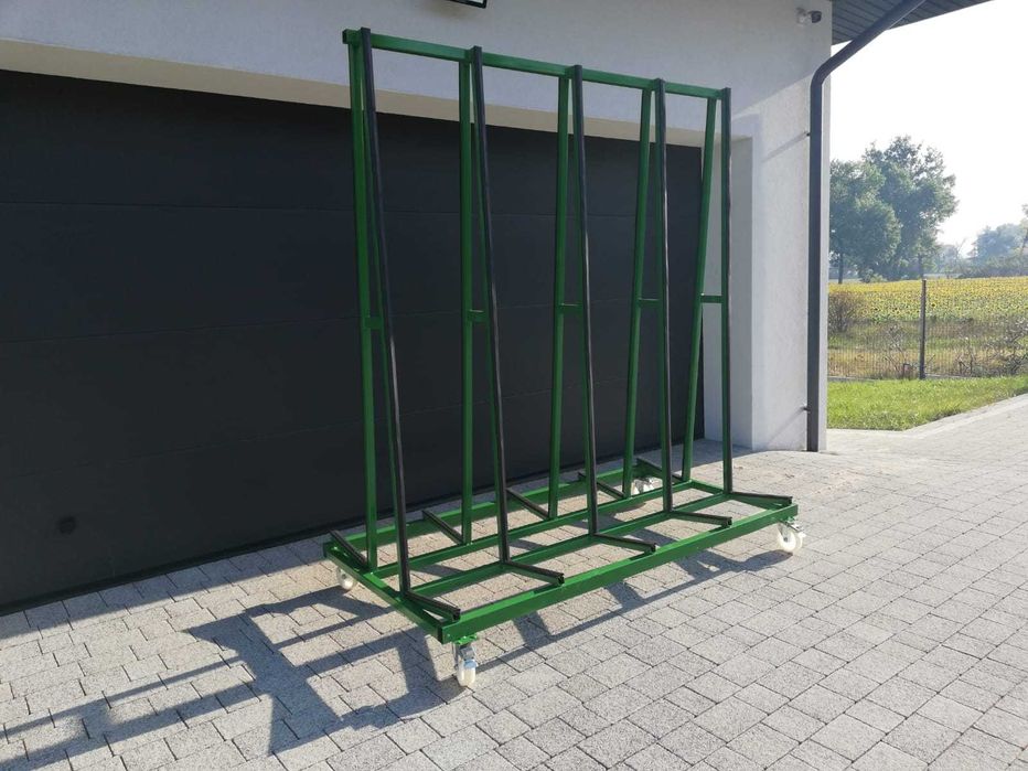 Stojak transportowy do okien typu A płyty, szyby, bramy