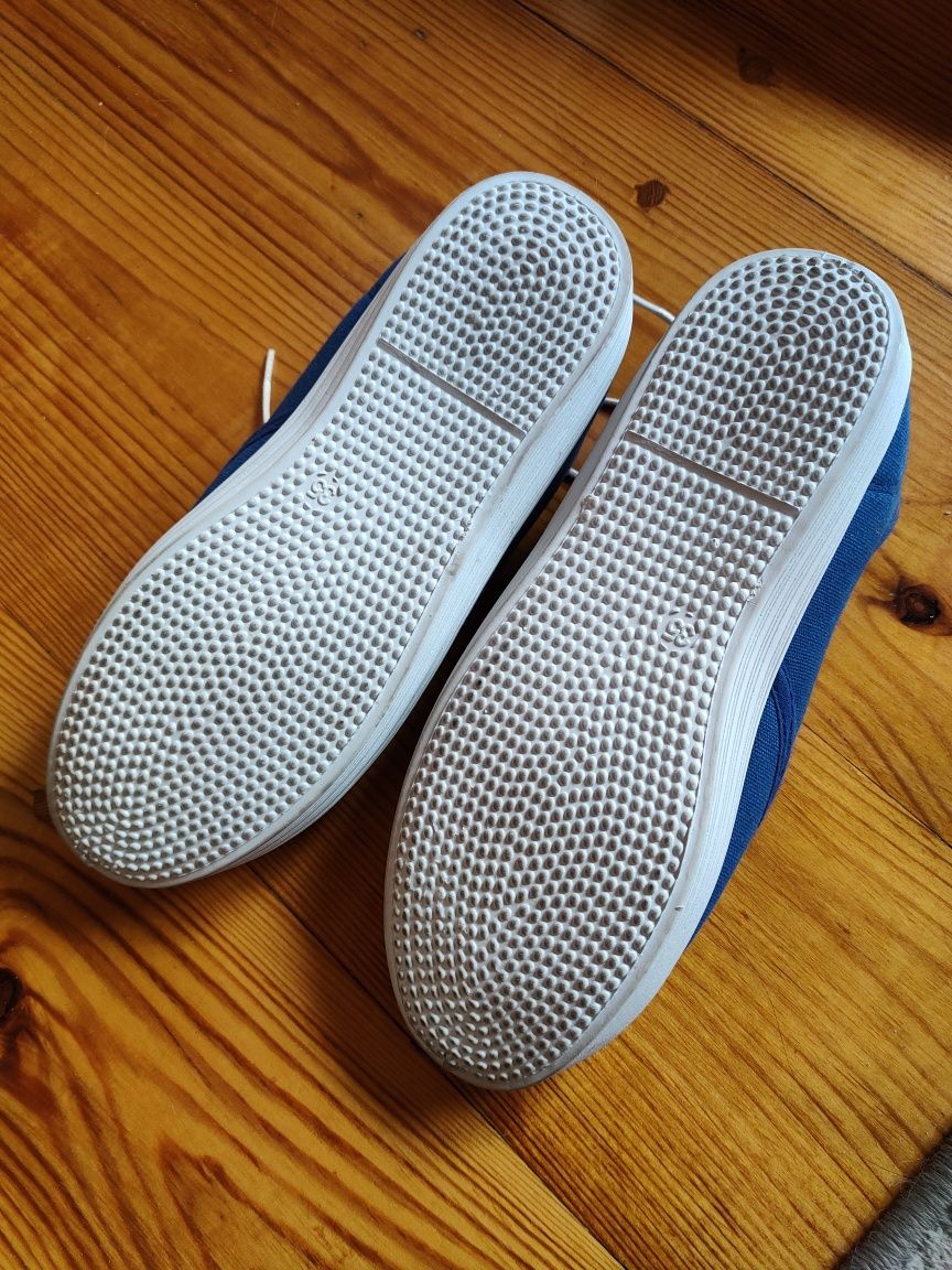 Niebieskie Nowe buty trampki 35