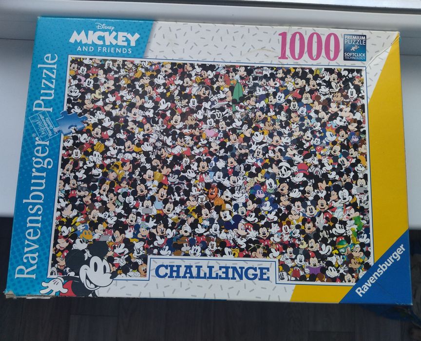 Пазли 1000 з Міккі Маусом "Ravensburger Mickey Challenge"