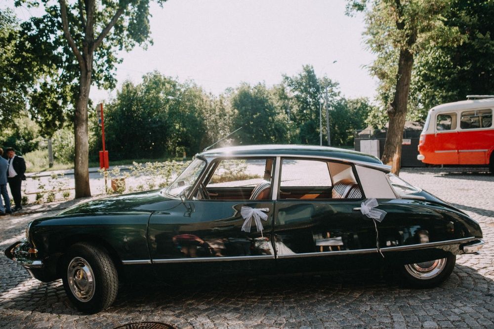 Zabytkowe Citroeny DS B11 auta na ślub wesele retro klasyk Białystok