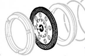 Tarcza Hamulcowa Massey Ferguson 343mm Z=13