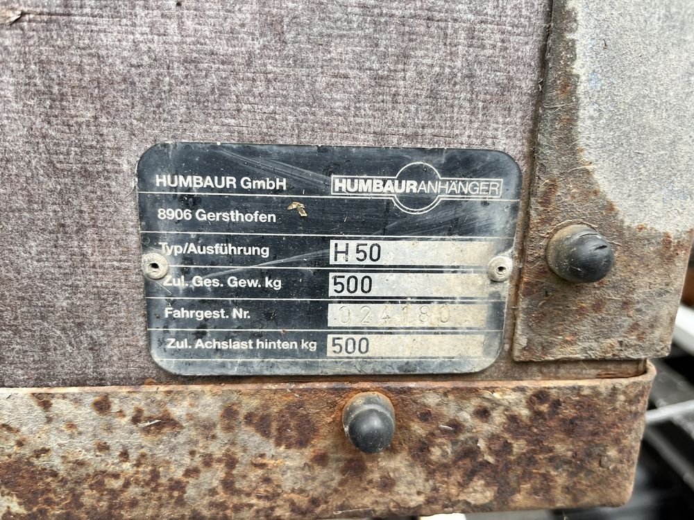 Przyczepka samochodowa  dmc 500