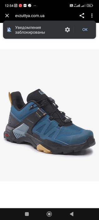 Salomon
Снікерcи X Ultra 4 Gtx GORE-TEX L41623000 Голубий