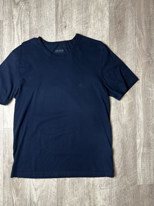 Футболка Hugo Boss размер М оригинал мужская синяя хлопок хуго босс