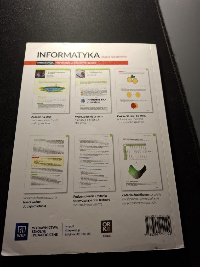 Podręcznik do informatyki "Informatyka 2" nowa edycja WSiP