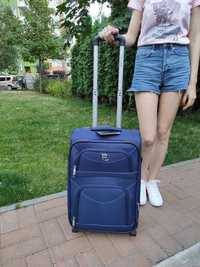 Чемодан дорожный валіза на колесах тканевый чемодан Турция