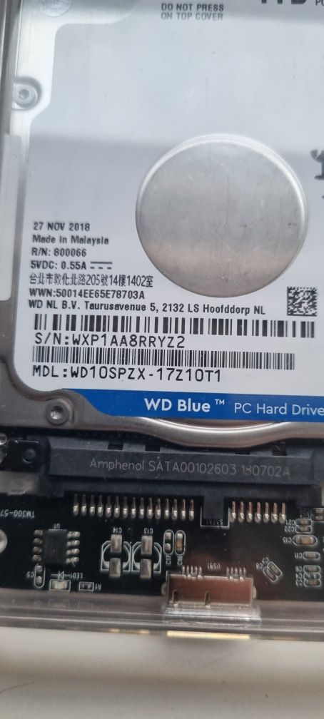 Dysk w nowej obudowie 2,5 cala 1tb