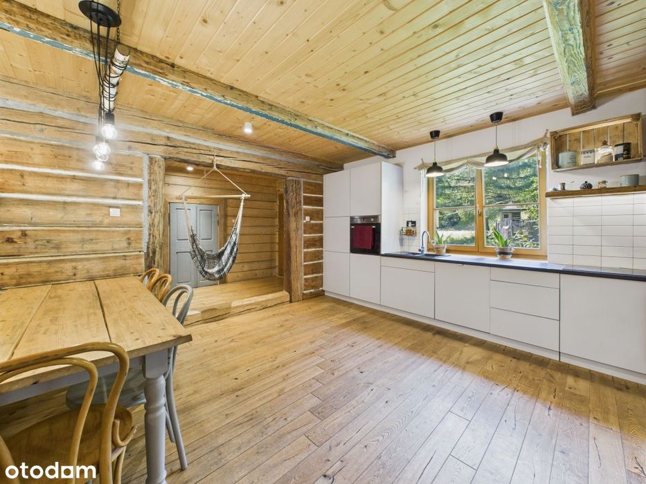 Drewniany dom z potencjałem!