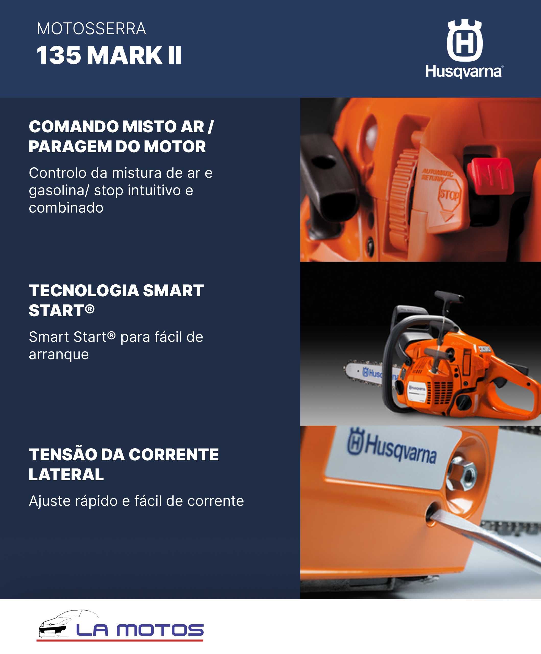 Motoserra Husqvarna 135 Mark II
