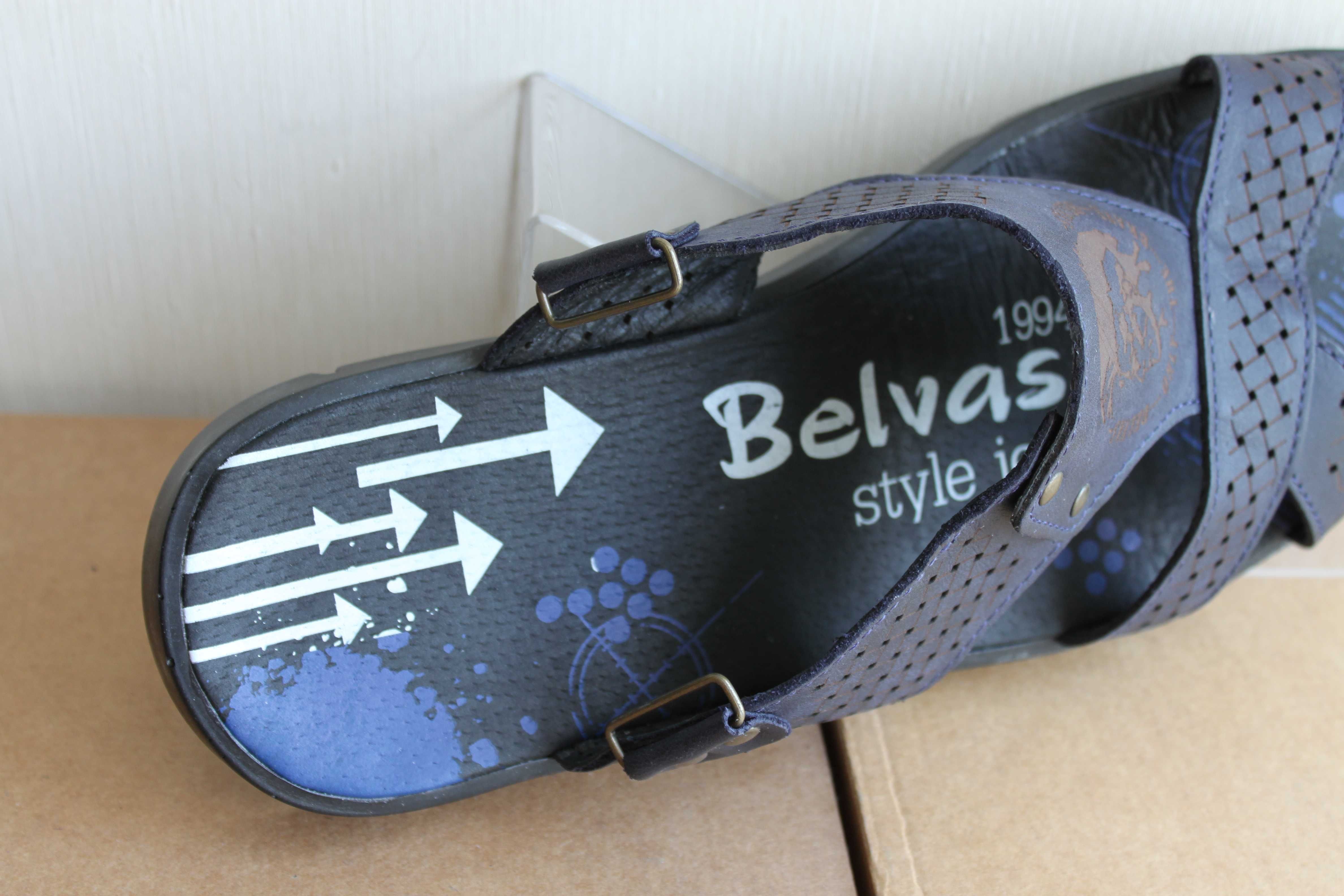 Belvas — сандали сандалі босоножки босоніжки сабо шлёпанцы (700синий)