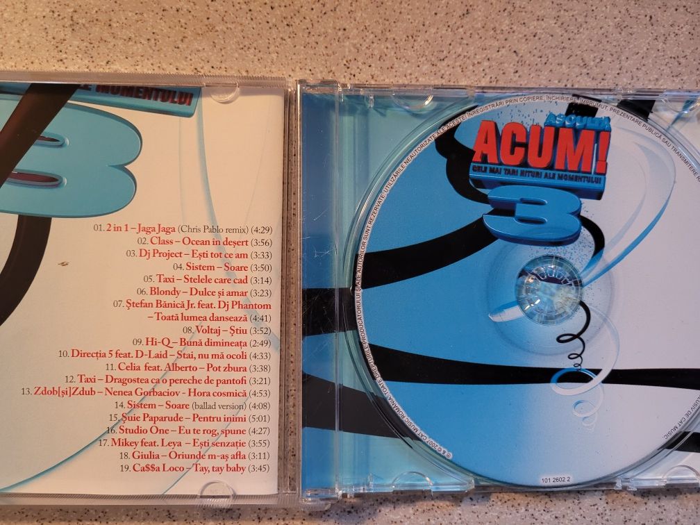 CD Ascultā Acum! 3 Kompilacja Rumunia 2007 Cat music