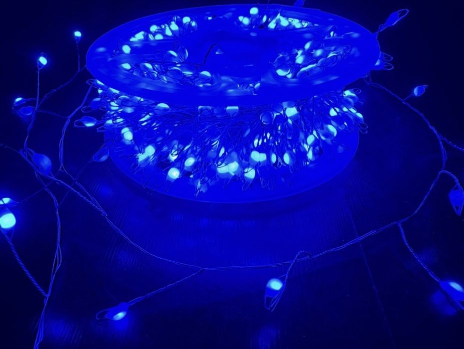 Мішура(хвойна лапа) 20м,30м,срібний дріт,usb, крупний діод. НОВИНКА