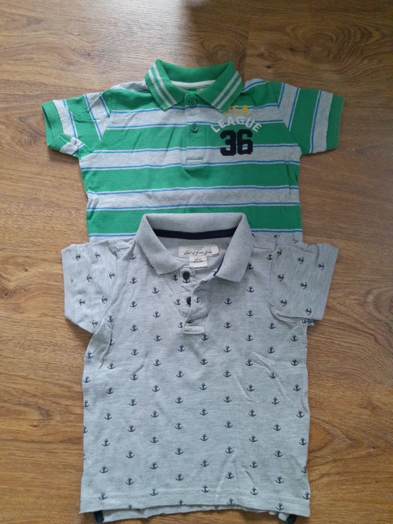 2 koszulki polo 92cm