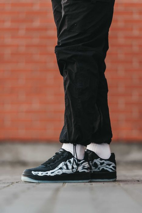 Кросівки Nike Air Force 1 Low Skeleton Black premium