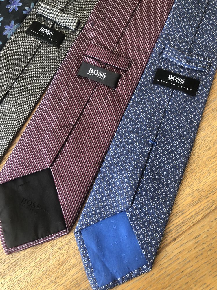 Hugo Boss krawat jedwabny