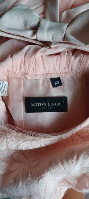 MOTIVE&MORE Sukienka piękna koronka Tiulowa XS Studniówkę