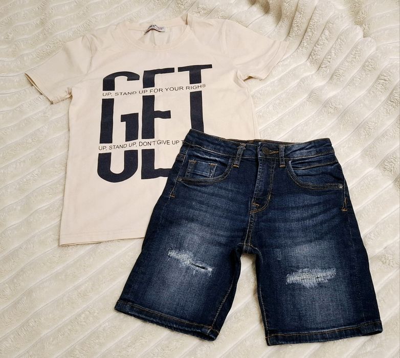 футболка+шорты. рост 128см+подарок