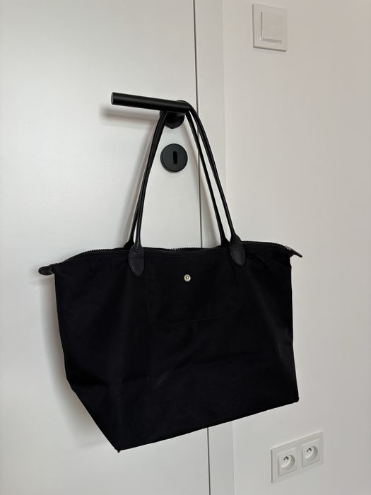Czarna torba Longchamp L – używana