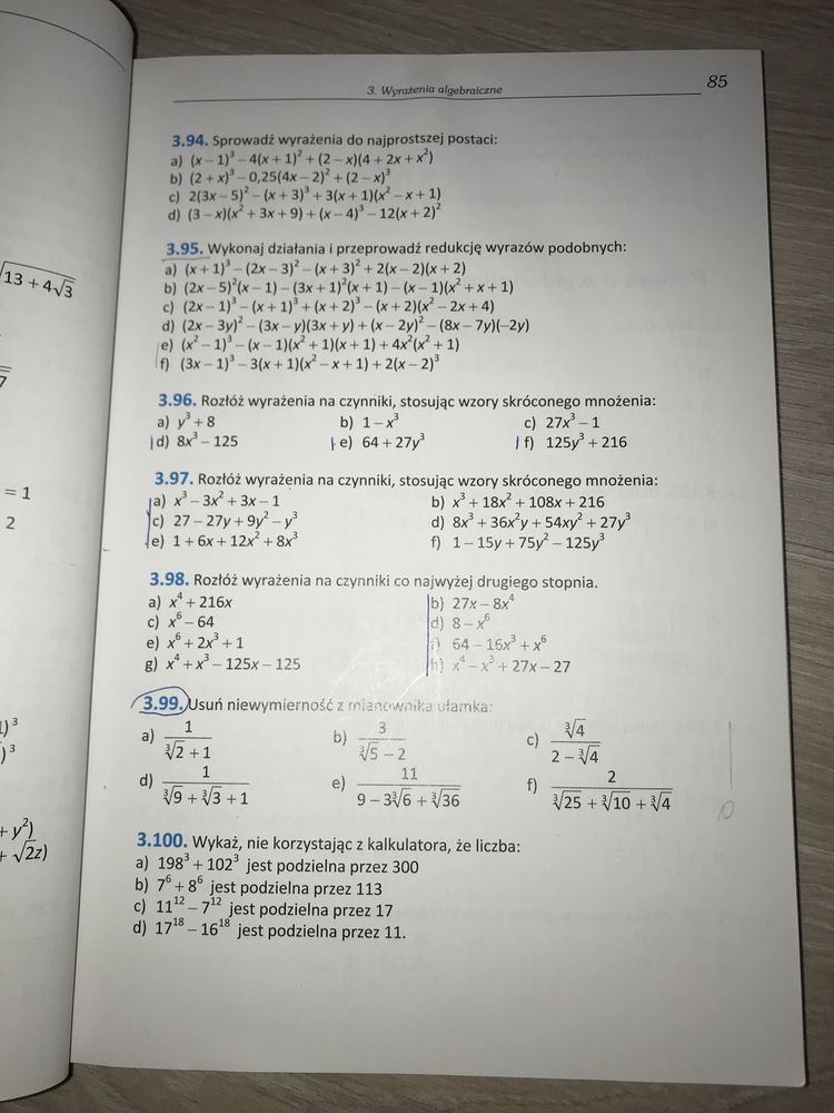 Zestaw książek matematyka 1 zakres podstawowy i rozszerzony