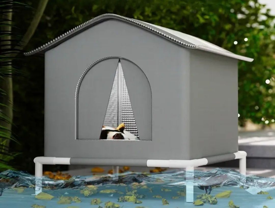Casota para cao / gato de exterior / impermeavel (nova)