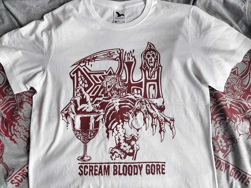 DEATH Scream Bloody Gore shirt rozmiar M