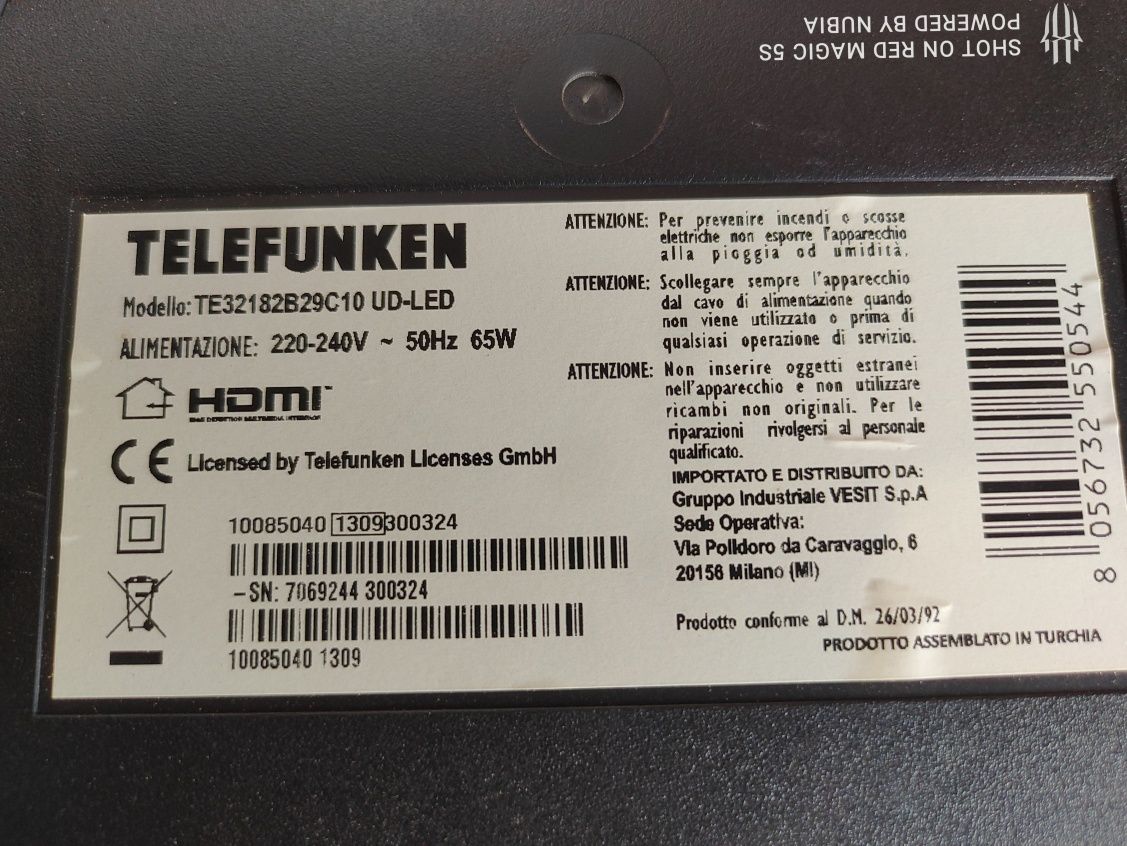 Telefunken TE32182B29C10 UD LED