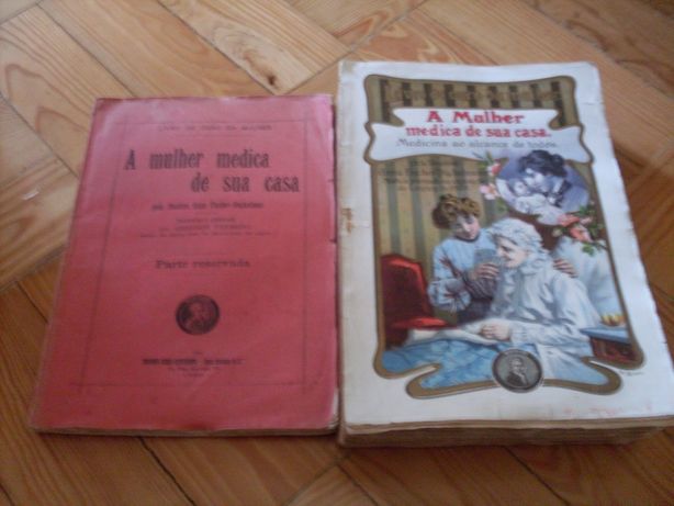 3 livros medicina, A Mulher Medica de sua Casa, 1907