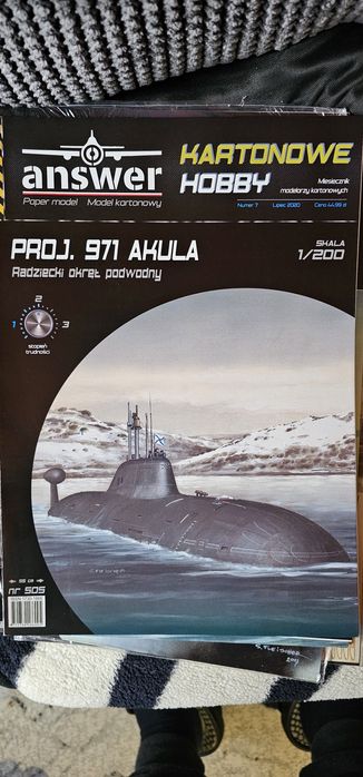 Model papierowy okrętu podwodnego