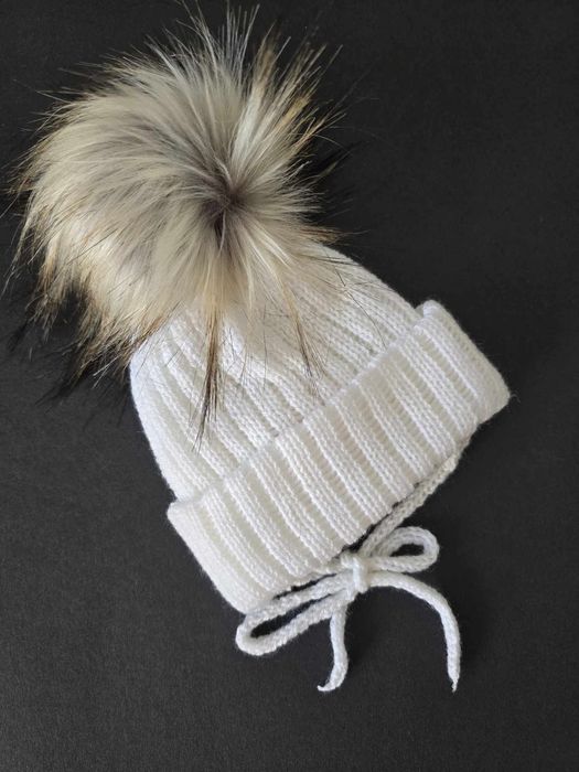 Czapka + szalik dla noworodka r.0-3 miesiąca