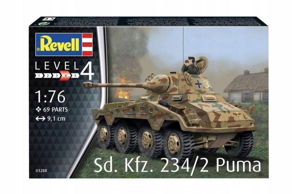 Model plastikowy do sklejania Sd. Kfz. 234/2 Puma - Revell 03288