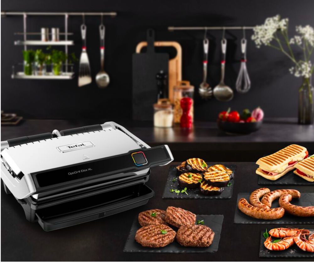 Гриль, электрогриль TEFAL OptiGrill Elite XL GC760D30