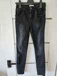 Spodnie dziewczęce 164 czarny jeans