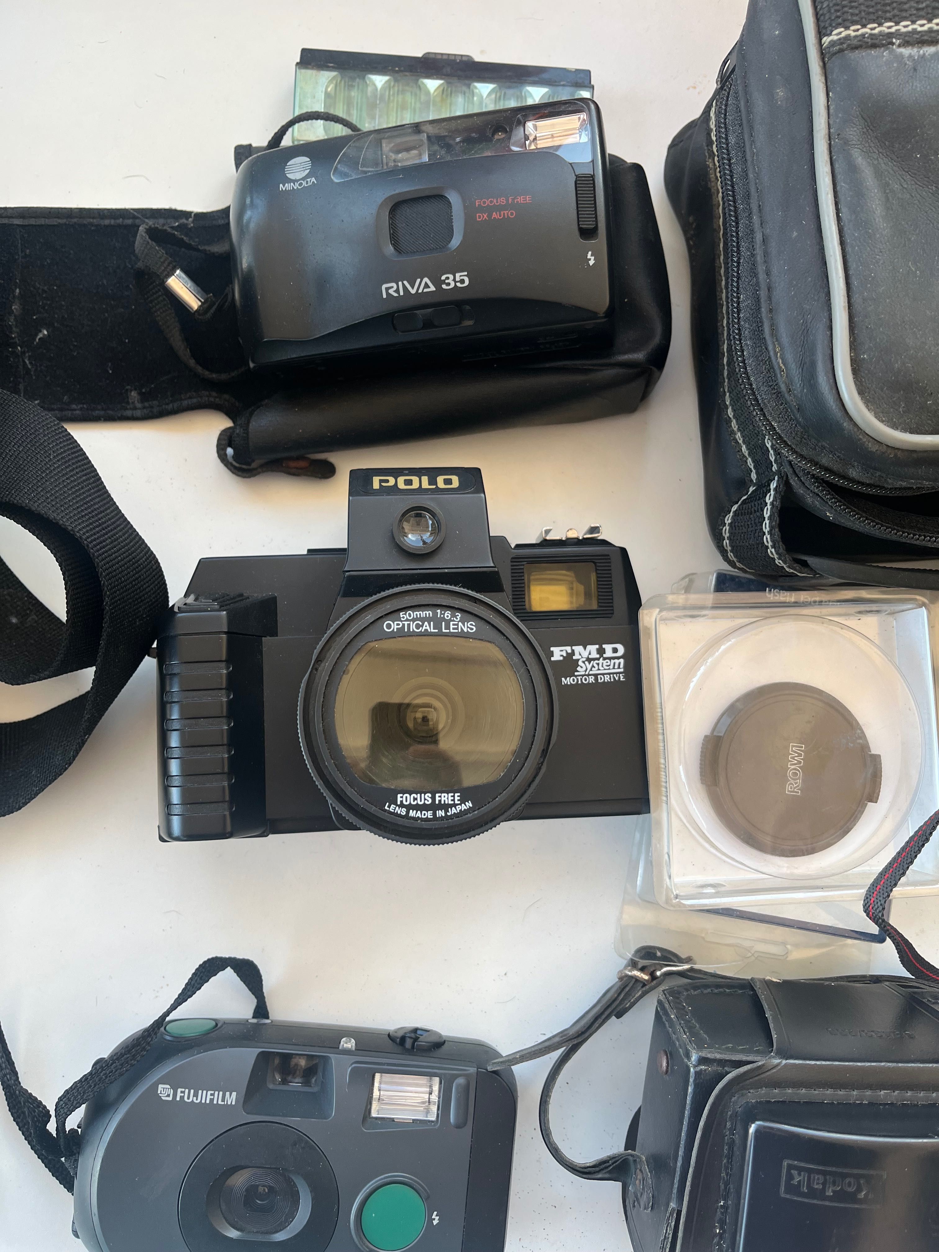 Câmeras fotográficas e câmera de filmar