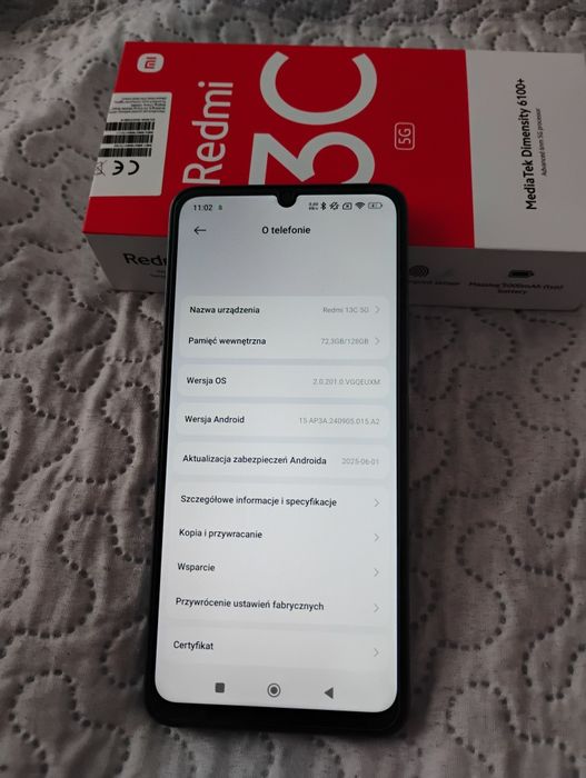 Telefon Redmi 13 c 5g NOWY!