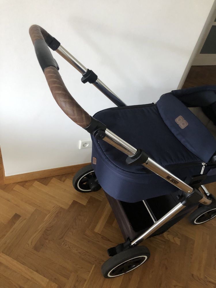 Wózek dziecięcy ABC design samba szlachetny granat dla wysokich