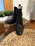 Botins Zara em pele genuina