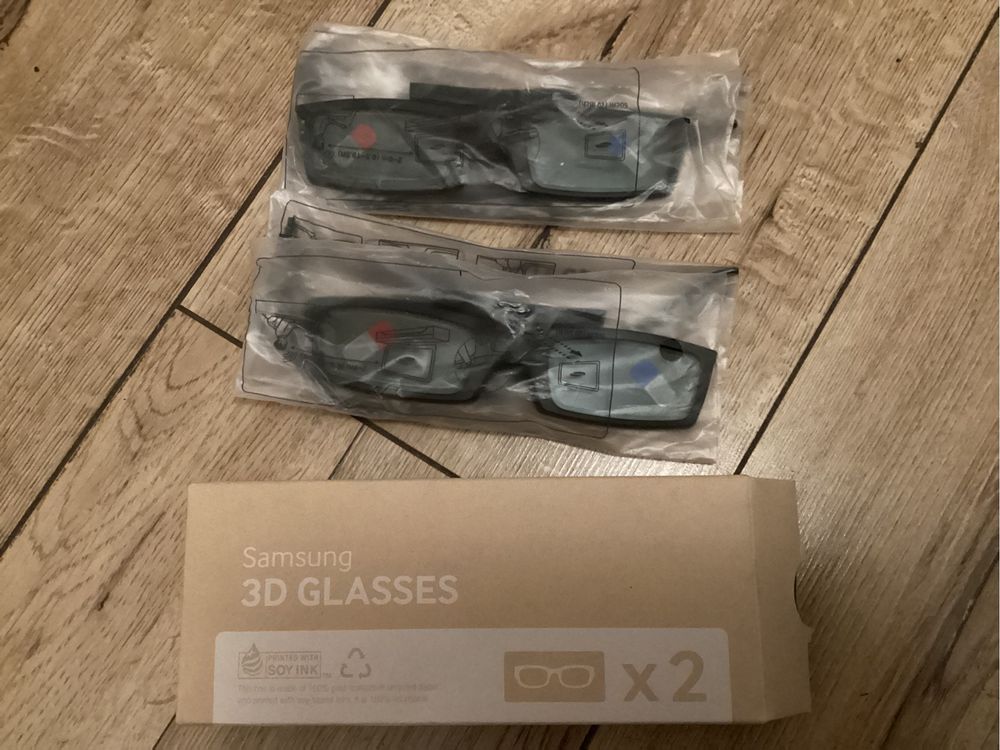 Okulary 3D dwie pary nowe SSG-5100GB