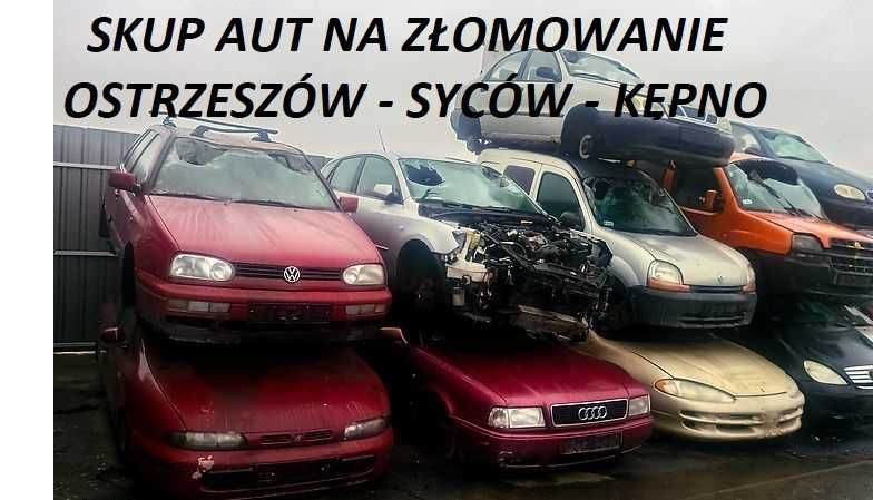 ZŁOMOWANIE AUT pojazdów skup aut SYCÓW Kępno Bralin Perzów