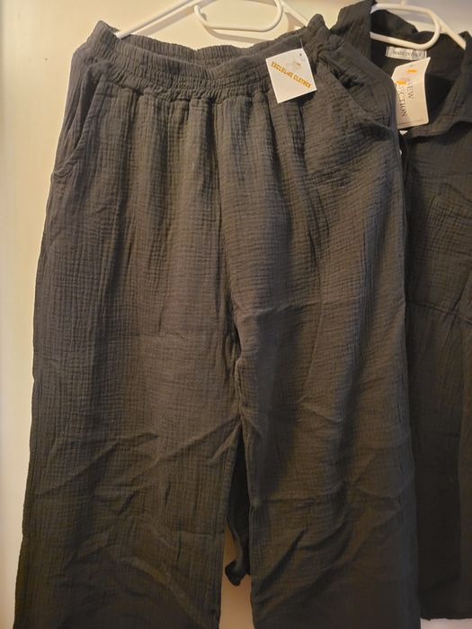 Komplet muslinowy czarny