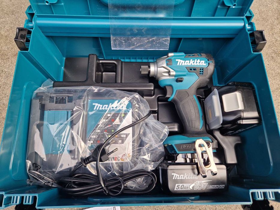 Makita Wiertarko-wkrętarka Akumulatorowa 5.0Ah 18V. Nowa