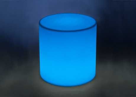 Mesas de bar com iluminação rgb