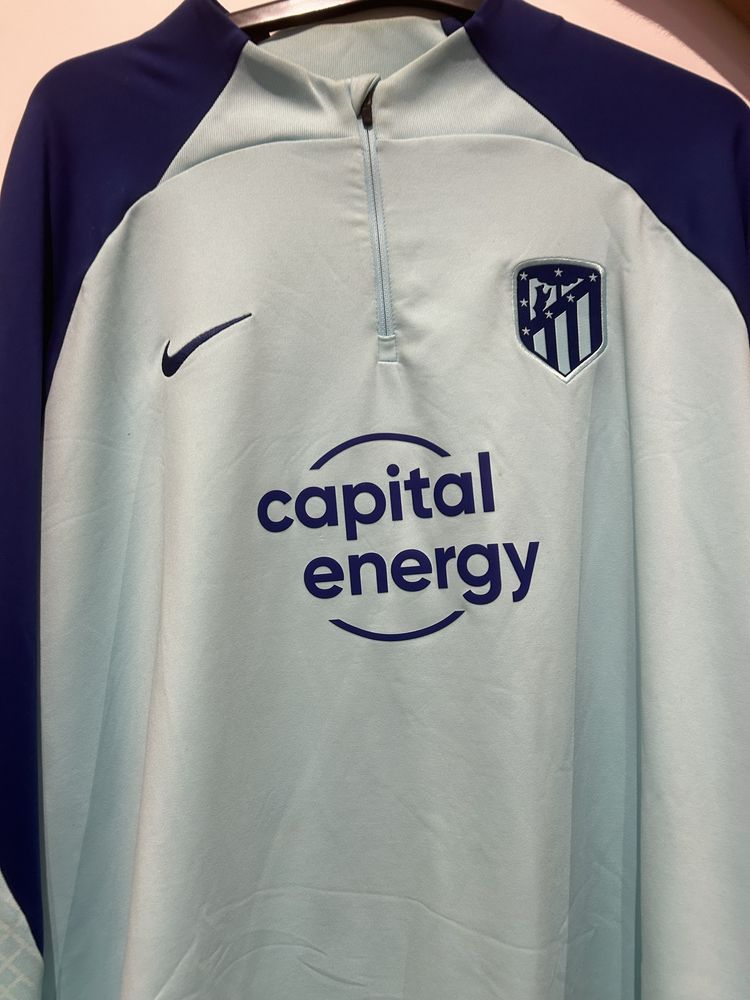 Casaco com fecho ate ao peito atletico madrid XXL