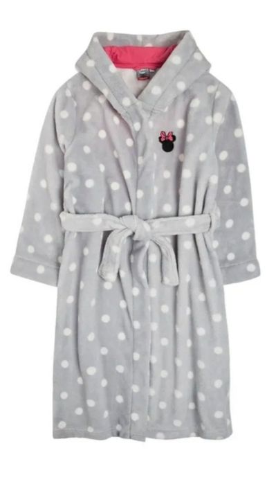 Szlafrok mini mouse myszka 158 szary