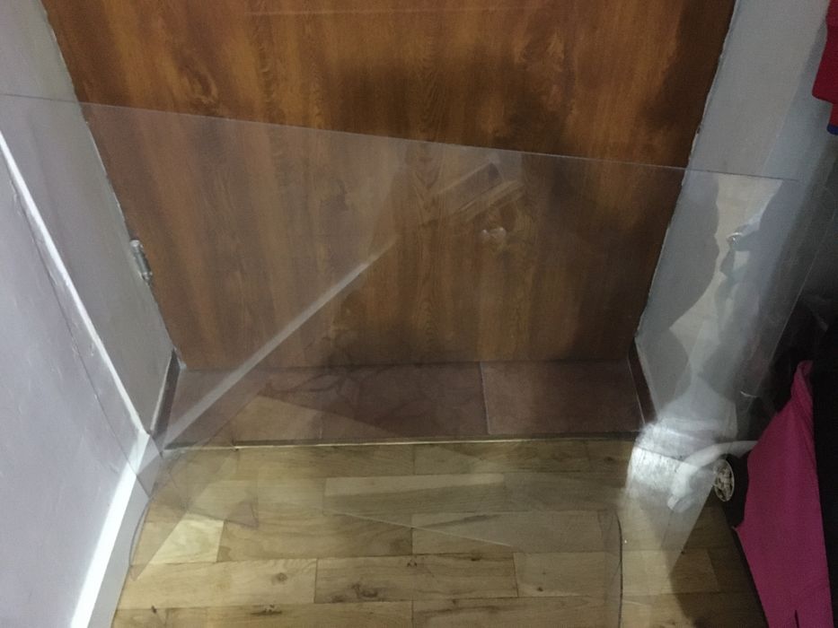 Pleksi/plexy ochronne na nożkach (80/70 cm-2 sztuki)