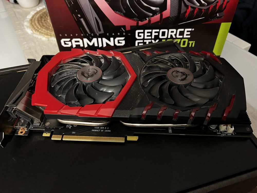 Karta Graficzna MSI GeForce GTX 1070 TI Gaming 8GB Stan Bardzo Dobry!