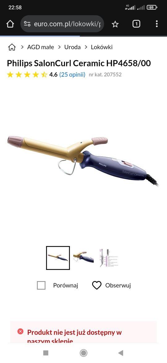 Modelador de cabelo Philips